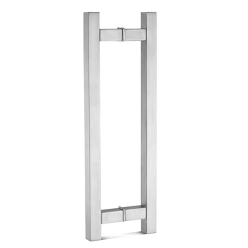 Square Tube H Ladder Glass Door Pulls Handles GDH-02S