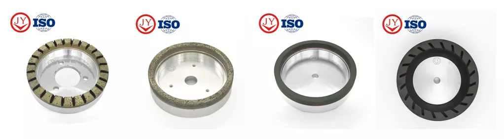 Diamond abrasive 10S edge polishing wheel non woven rubber grinding wheel for glass